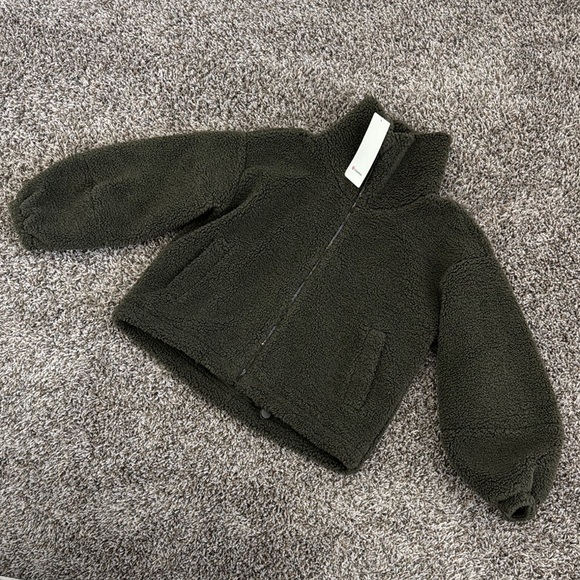 Lululemon cinchable fleece zip up